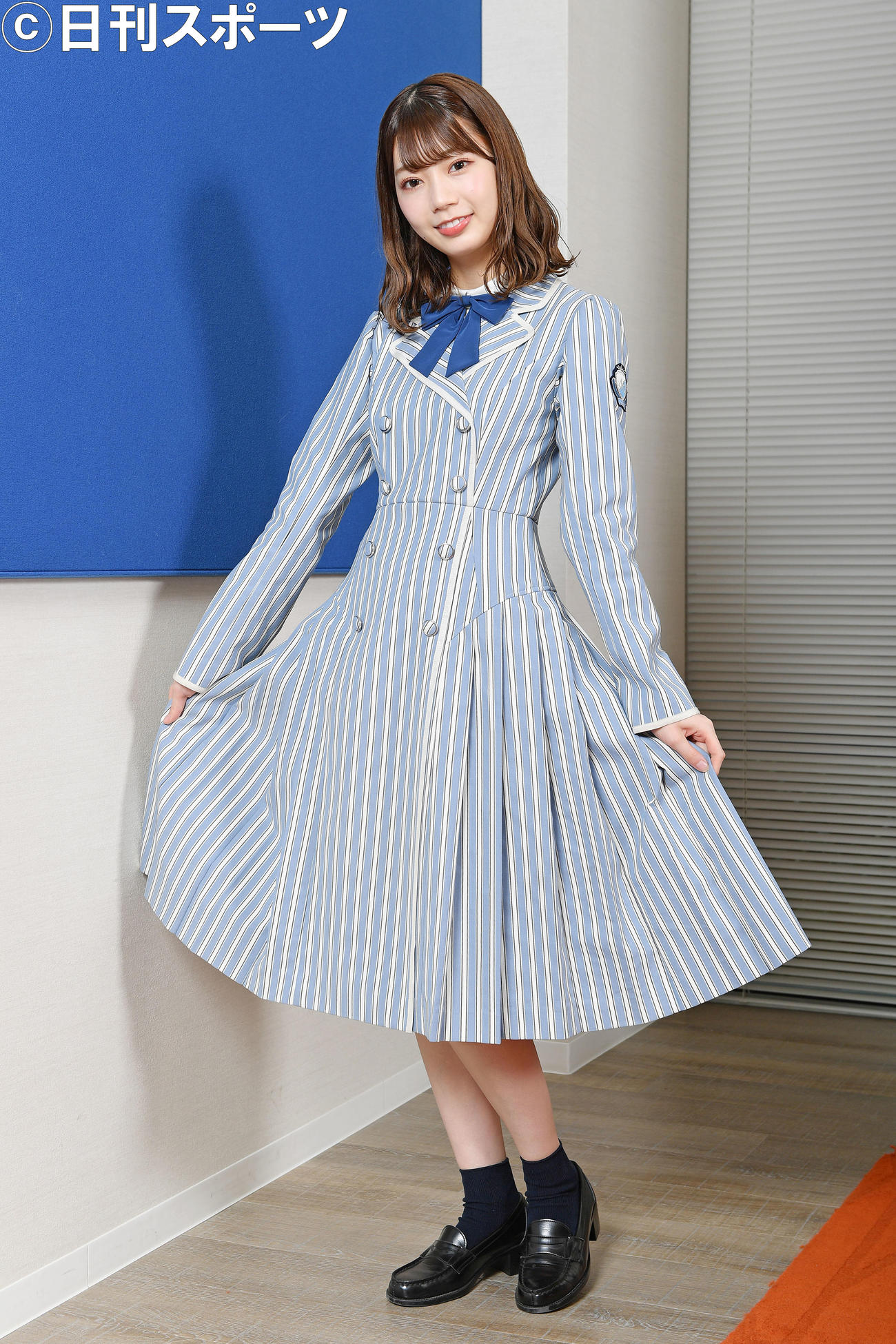 コンサートへの意気込みを語った高本彩花（撮影・滝沢徹郎）