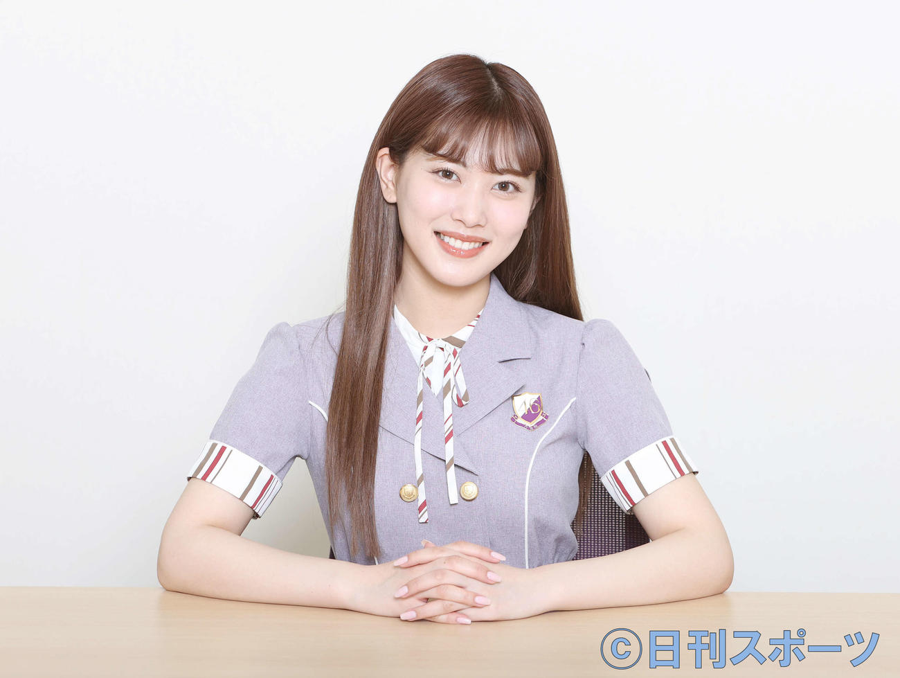 卒業前最後の舞台に臨んでいる伊藤純奈（撮影・鈴木正人）