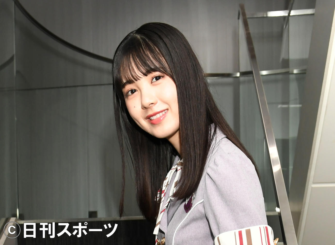 「私が先輩に…」5期生オーディションについて語る、4期生で乃木坂46最年少の筒井あやめ（撮影・酒井清司）
