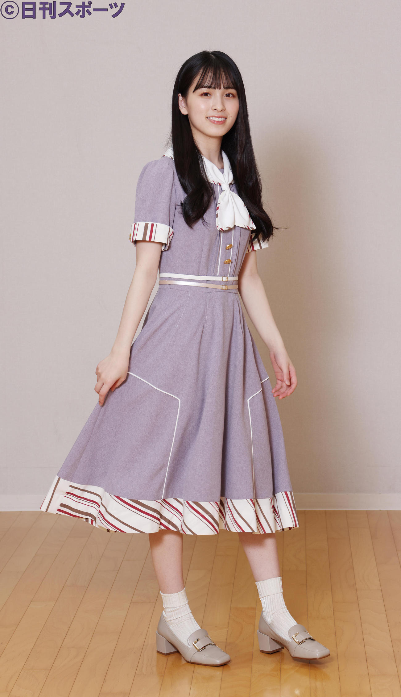 福岡で行われる卒業セレモニーを前に心境を語る乃木坂46の大園桃子（撮影・中島郁夫）