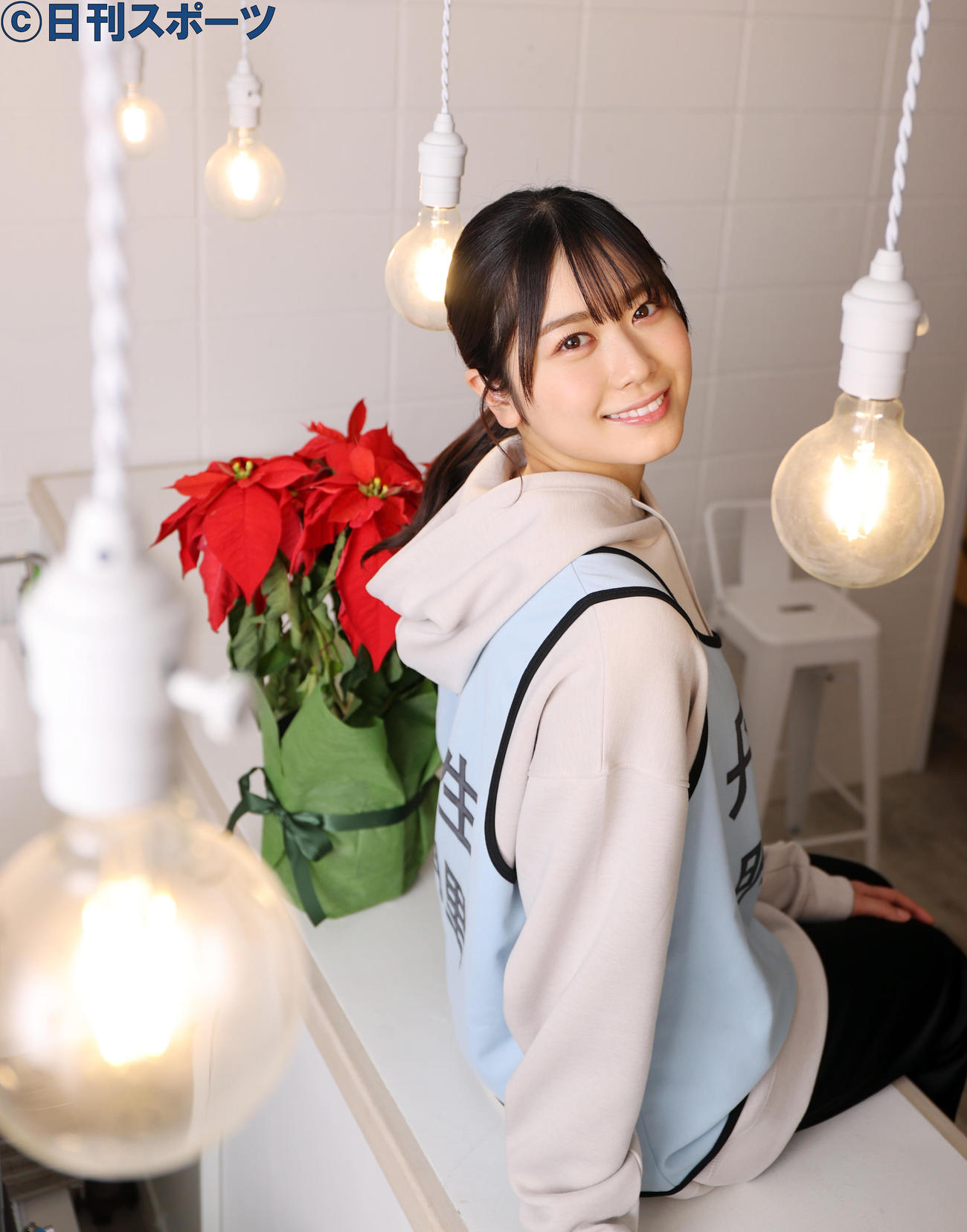 無垢（むく）な笑顔が印象的な日向坂46丹生明里（撮影・浅見桂子）