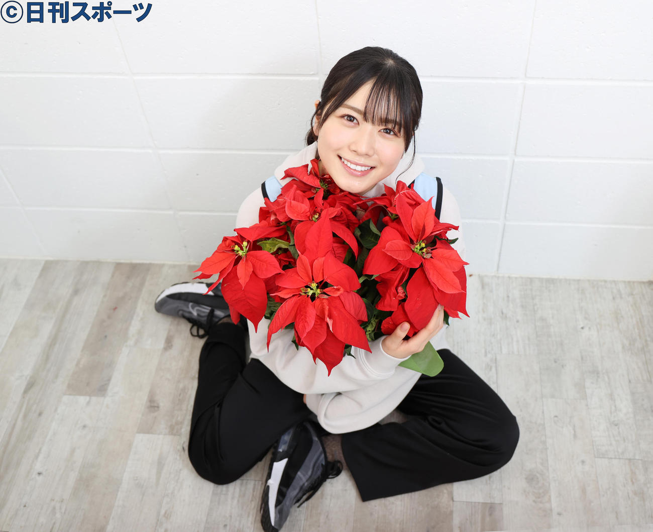 日向坂46丹生明里（撮影・浅見桂子）