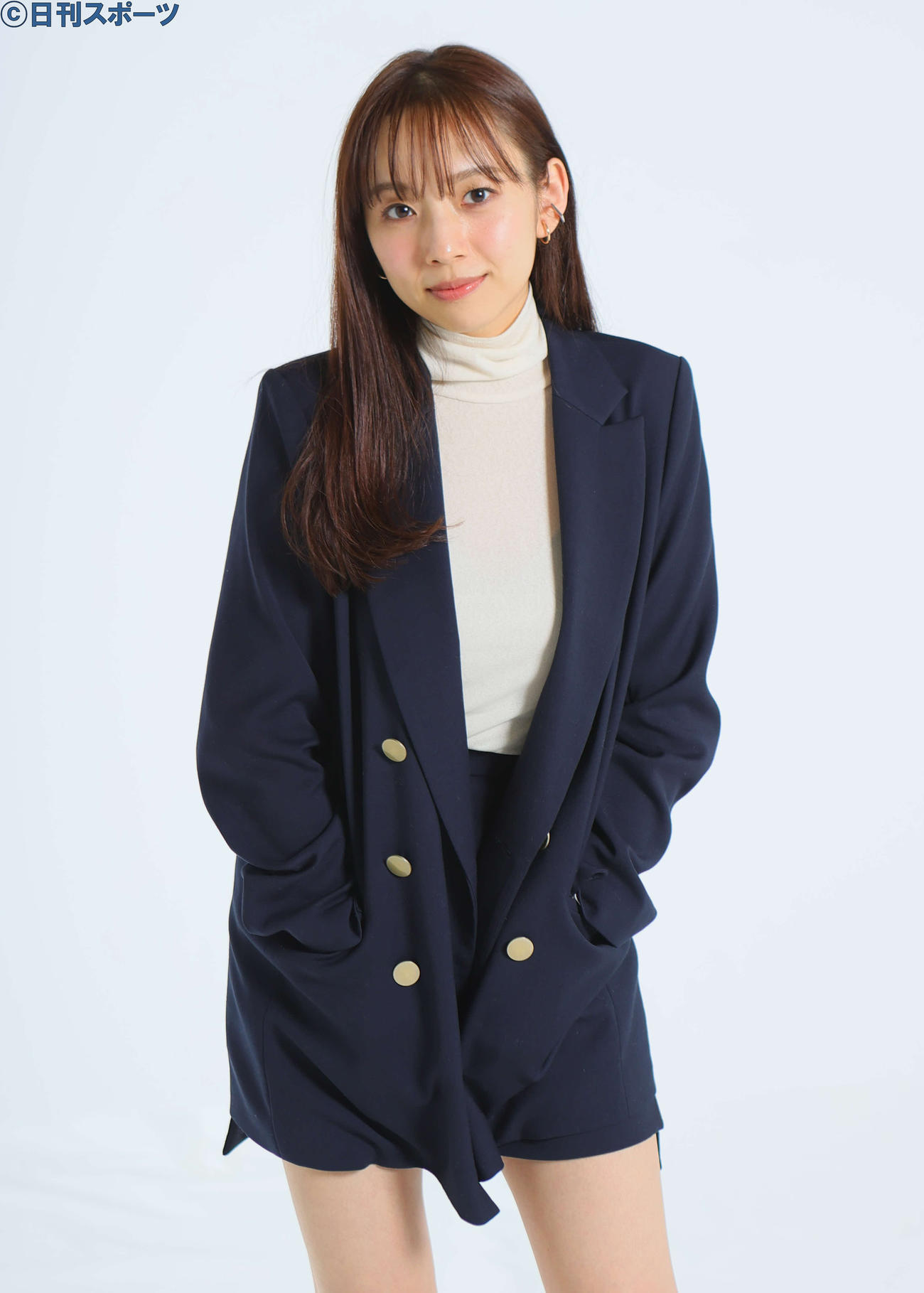 卒業を間近に控え、ますます洗練された雰囲気を漂わせる乃木坂46新内眞衣（撮影・野上伸悟）