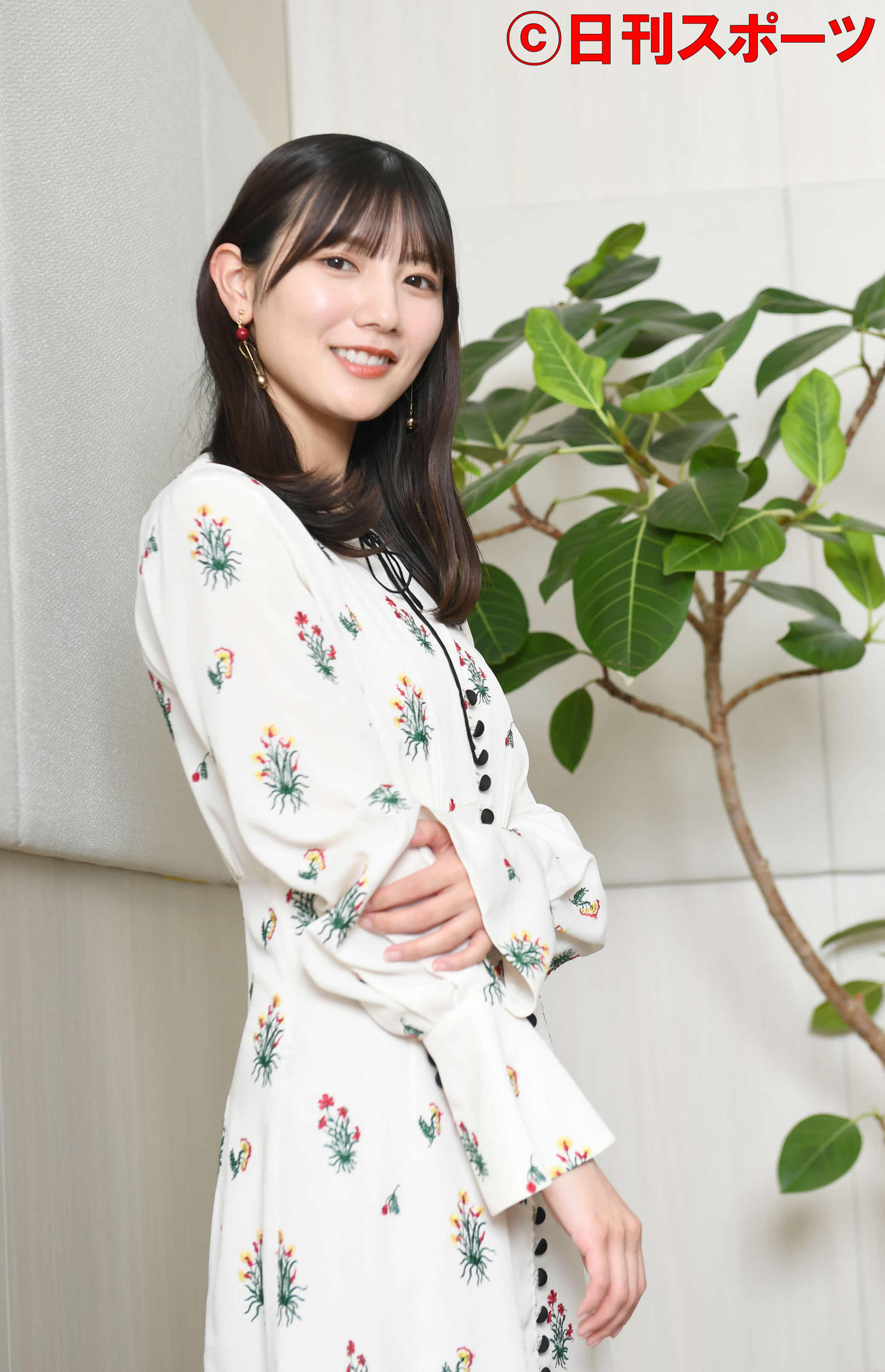 1st写真集「思い出の順番」の撮影秘話を語る日向坂46の河田陽菜（撮影・酒井清司）