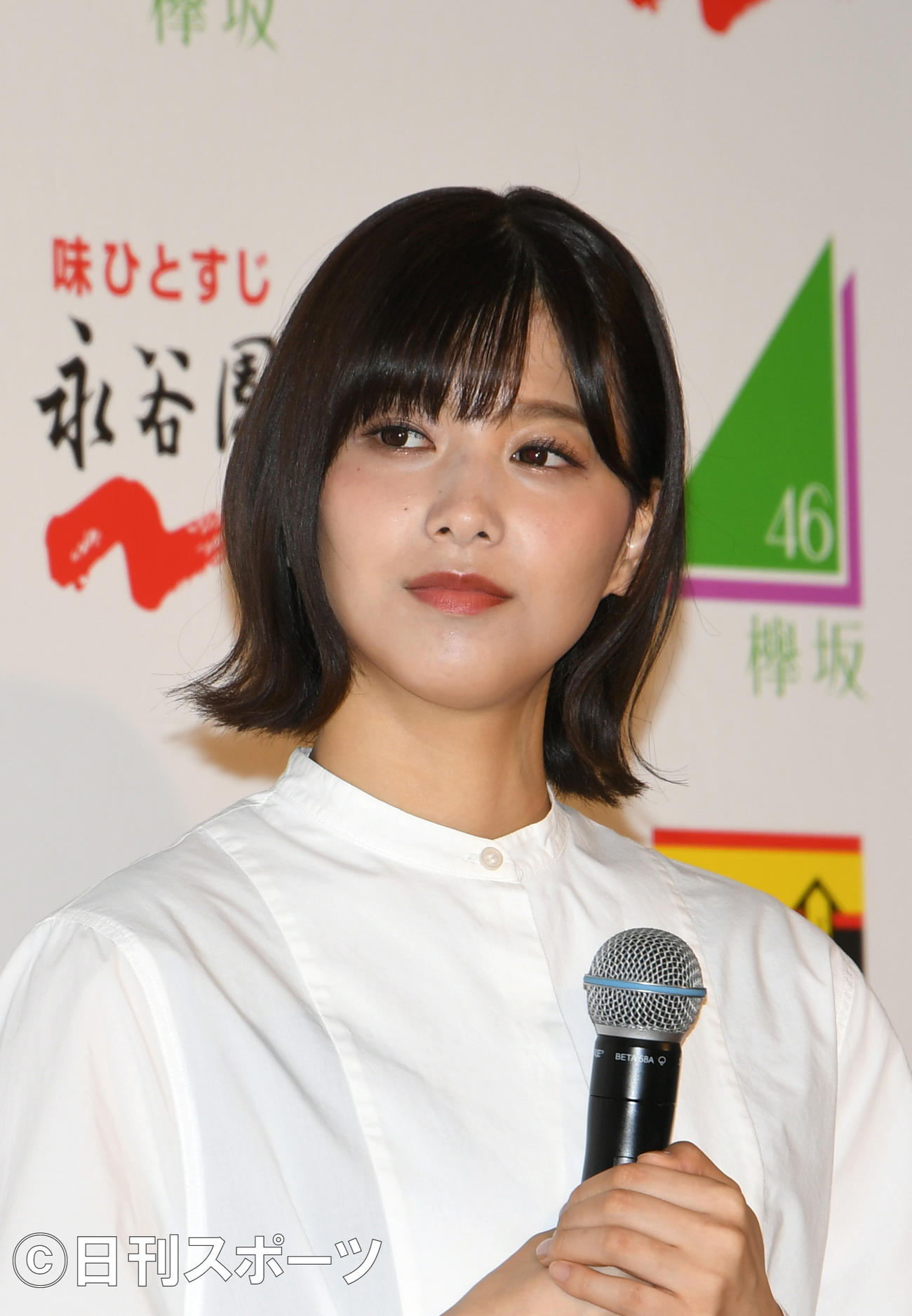 2018年、キャンペーン発表会に登場した渡邉理佐