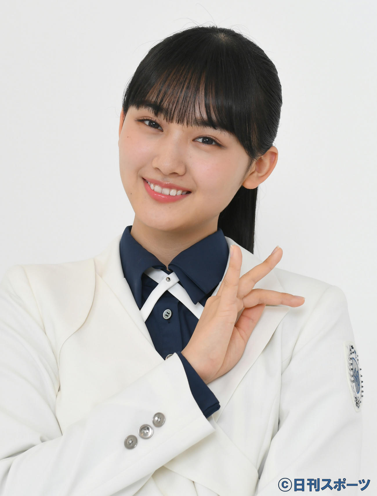櫻坂46の新曲「五月雨よ」でセンターを務める山崎天（撮影・酒井清司）