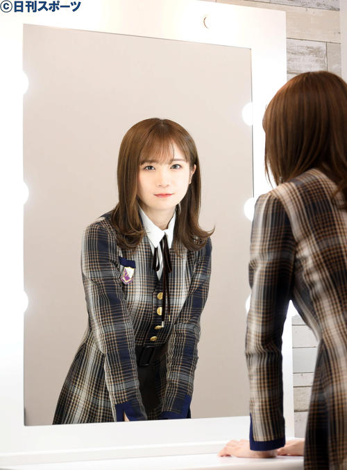 結成から10周年を迎えた乃木坂46のキャプテン秋元真夏（撮影・たえ見朱実）