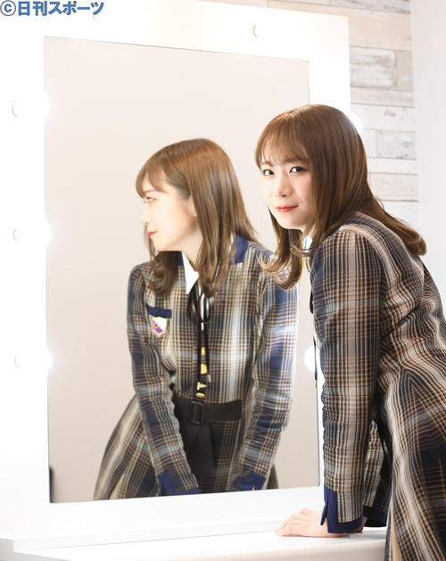 乃木坂46のキャプテン秋元真夏（撮影・たえ見朱実）
