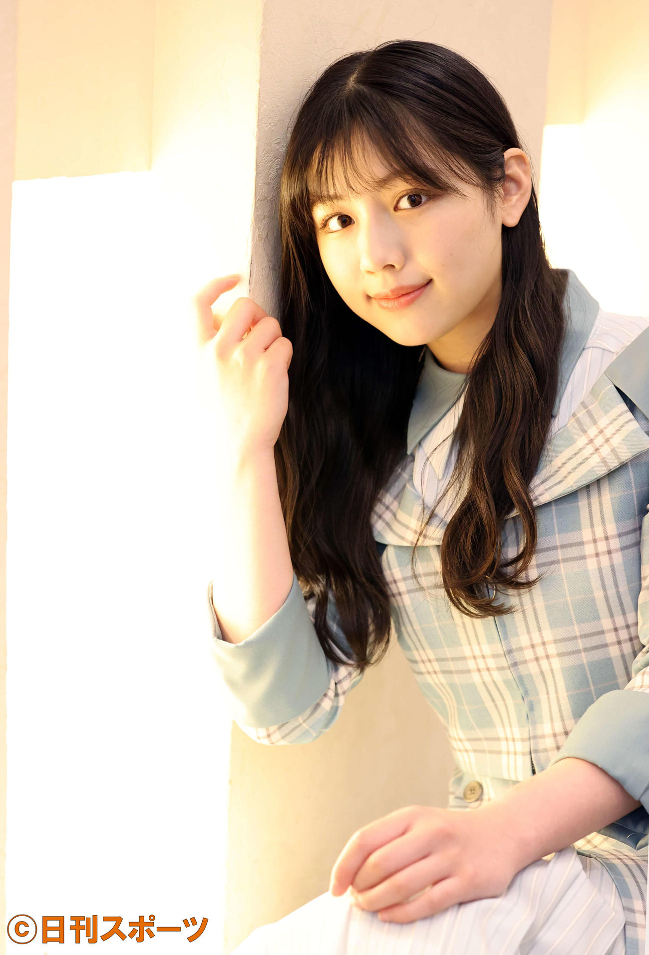 笑顔がまぶしい日向坂46の渡邉美穂（撮影・浅見桂子）