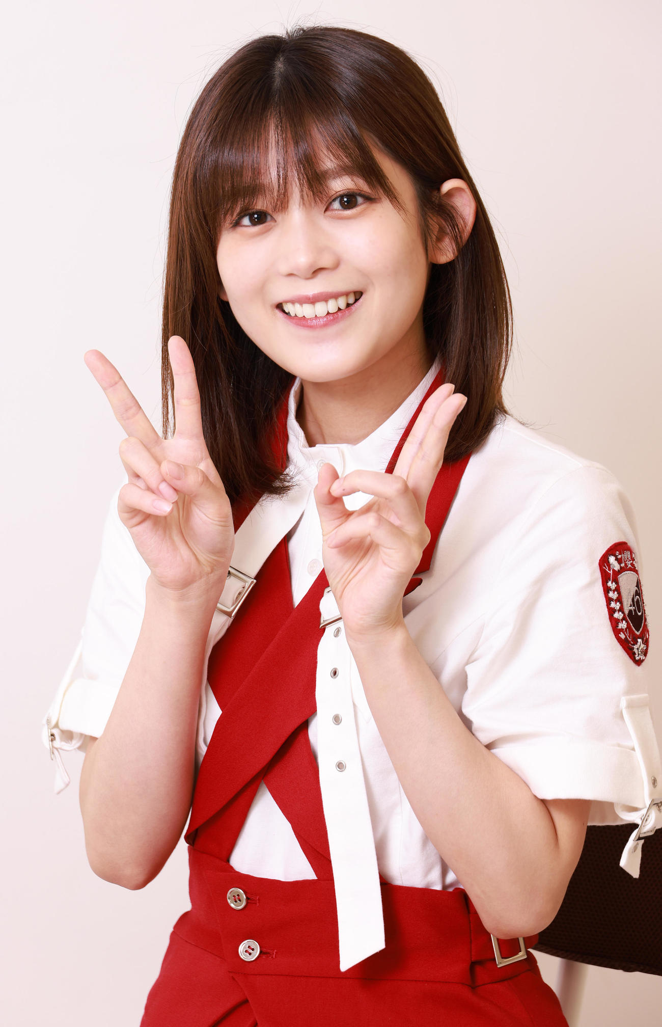 「尾関スタイル」がファンからも親しまれた尾関梨香（撮影・中島郁夫）