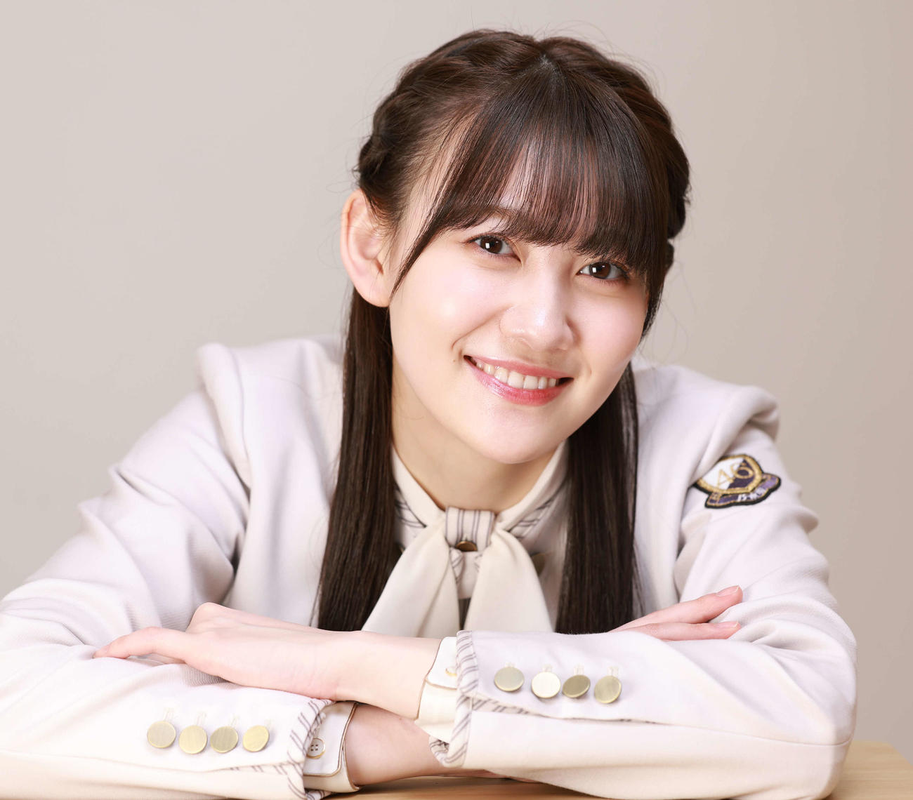 透き通る美しさが魅力的な松尾美佑（撮影・中島郁夫）