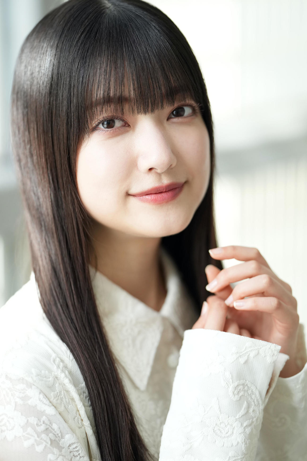 南国育ちの穏やかな表情がすてきな櫻坂46大園玲（撮影・狩俣裕三）
