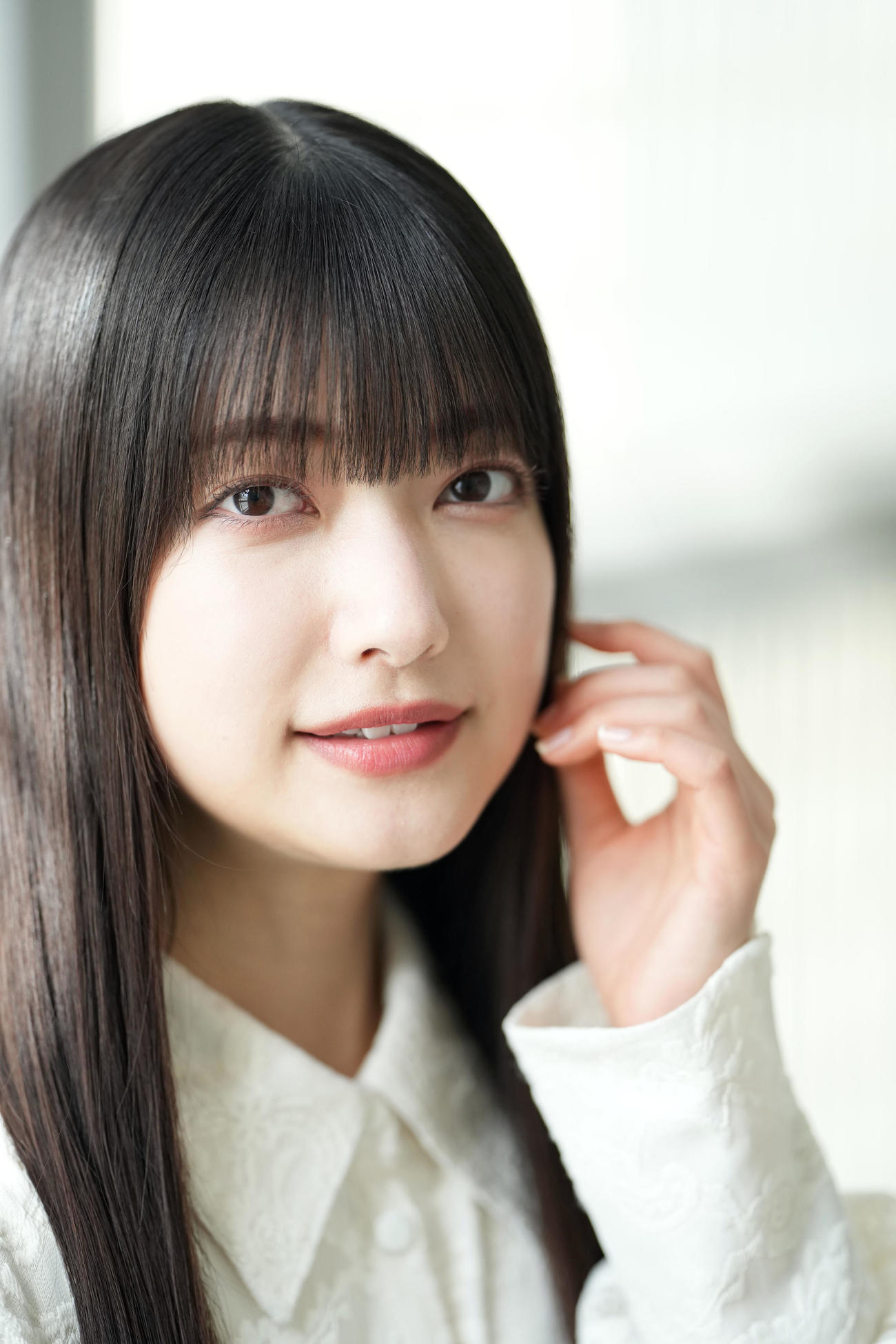 南国育ちの穏やかな表情がすてきな櫻坂46大園玲（撮影・狩俣裕三）