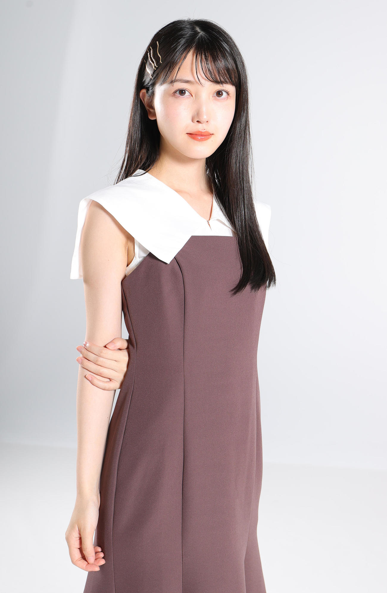 初の写真集にも注目が集まる乃木坂46の久保史緒里（撮影・野上伸悟）