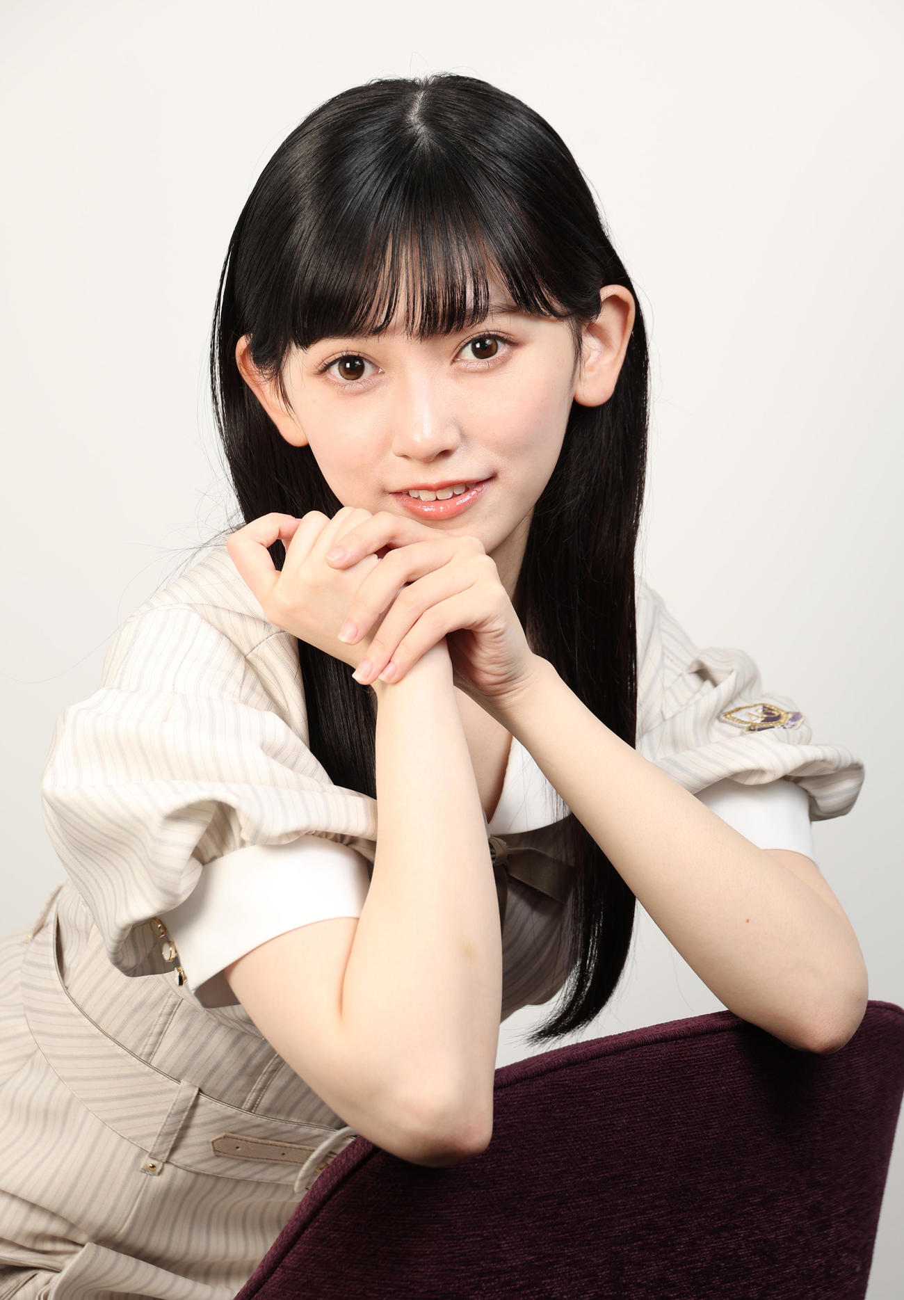 アイドルと大学生の二刀流をこなす池田瑛紗（撮影・中島郁夫）