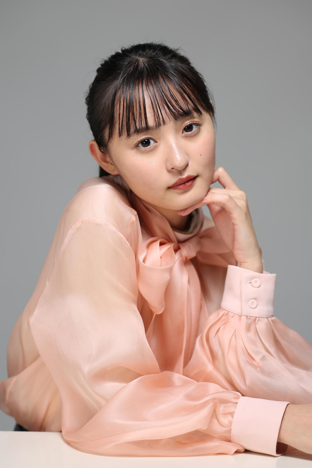 ファースト写真集について語った遠藤さくら（撮影・中島郁夫）