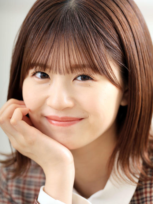 あどけなさと大人っぽさが交差する日向坂46の松田好花（撮影・浅見桂子）