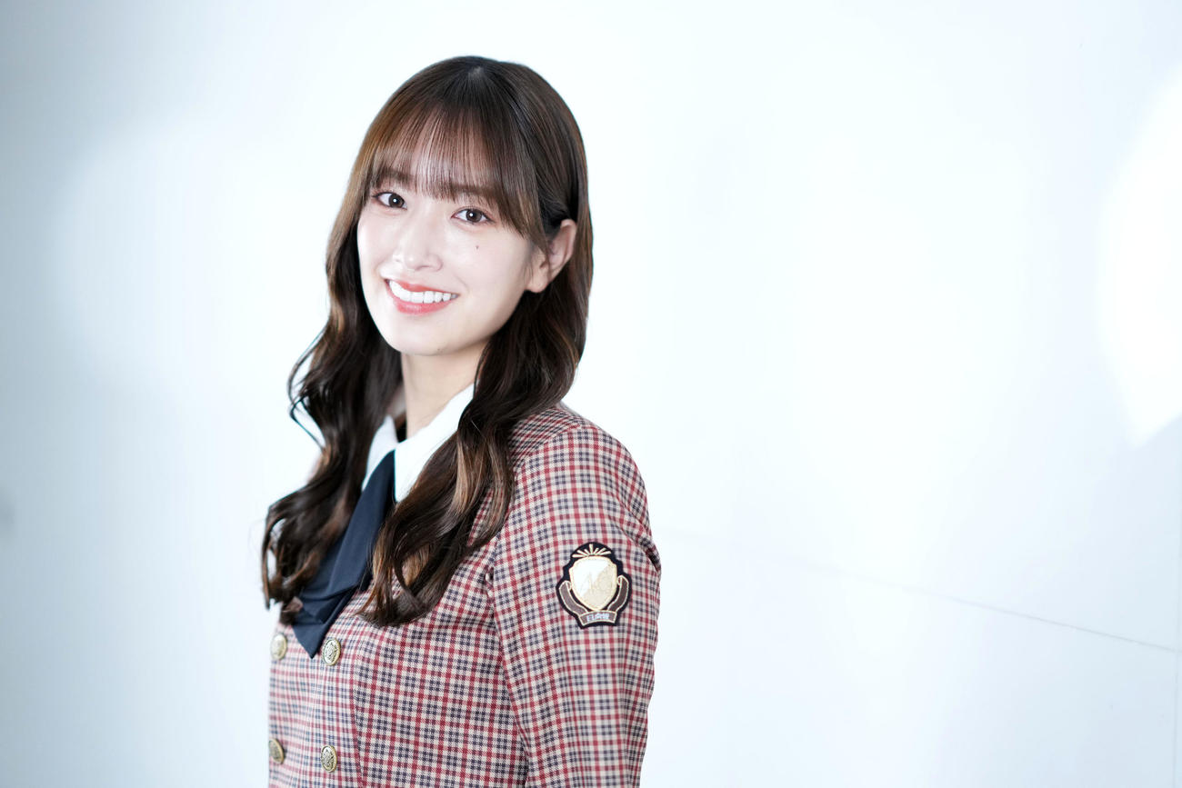 「君は0から1になれ」でセンターを務める日向坂46佐々木久美（撮影・横山健太）