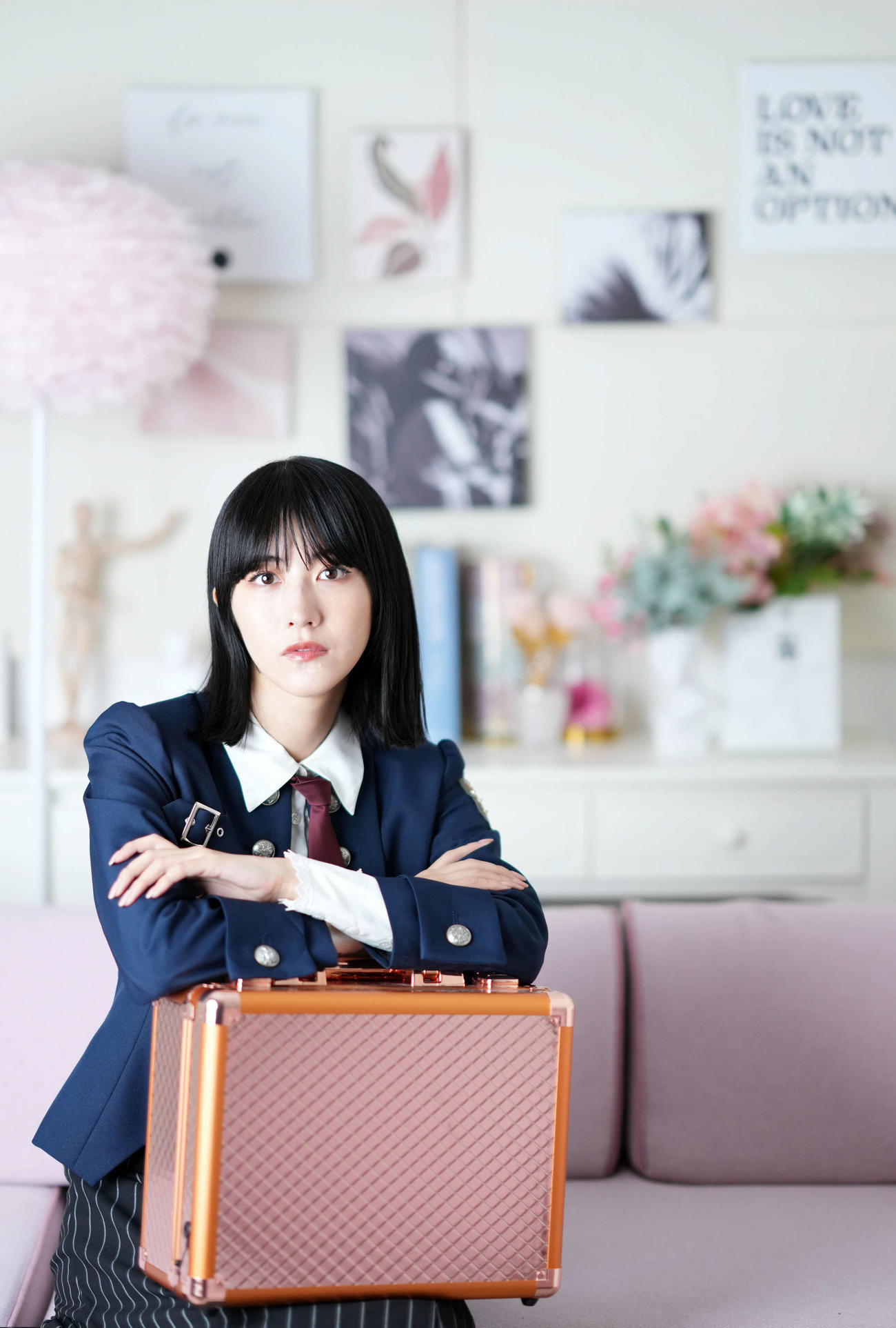デビュー9年目を迎え卒業を発表した櫻坂46土生瑞穂（撮影・横山健太）