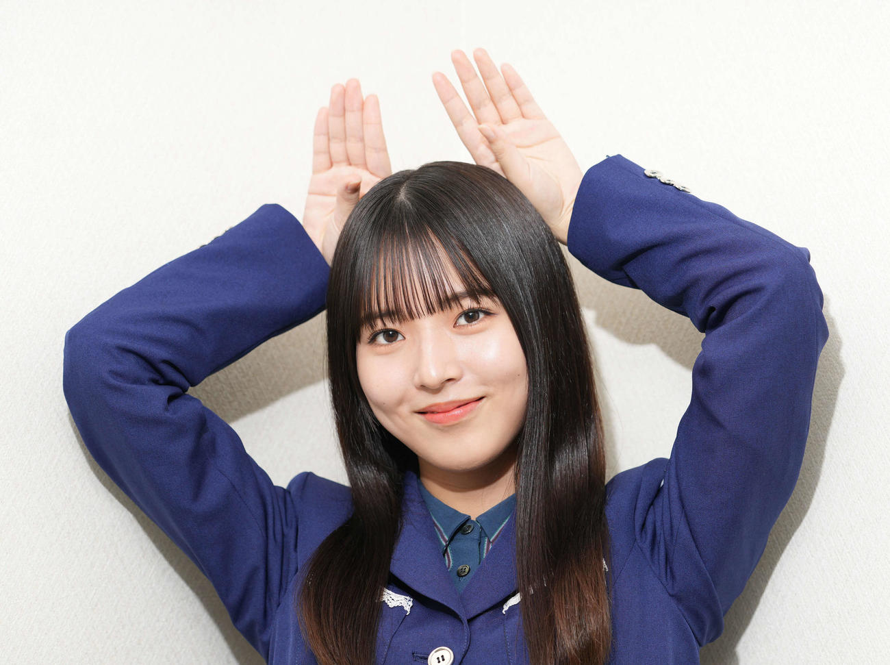 月曜担当のラヴィット！　ファミリーとして出演中の櫻坂46中嶋優月（撮影・小沢裕）