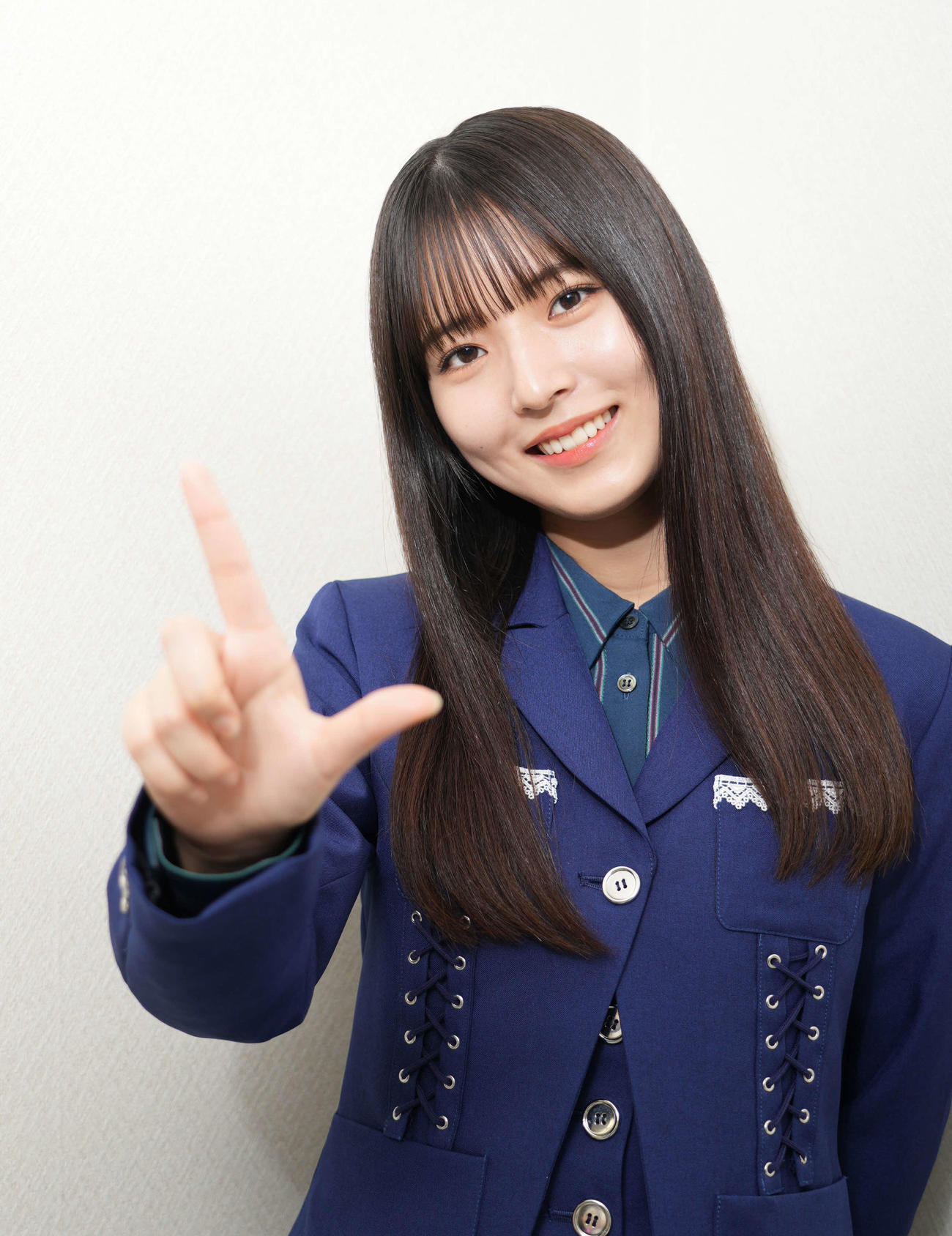 月曜担当のラヴィット！　ファミリーとして出演中の櫻坂46中嶋優月（撮影・小沢裕）