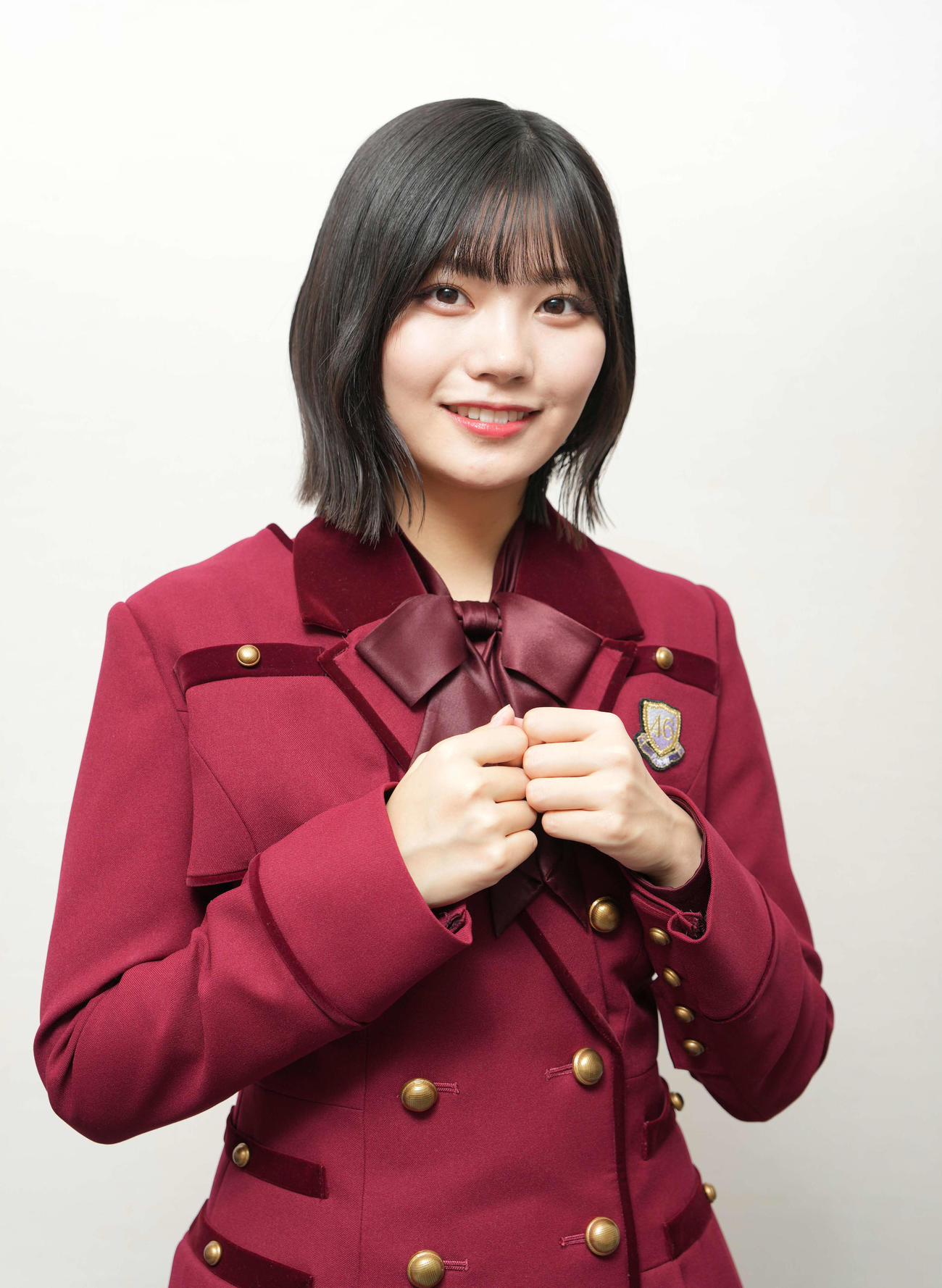 「乃木坂46 34thSGアンダーライブ」への意気込みを語った中西アルノ（撮影・小沢裕）