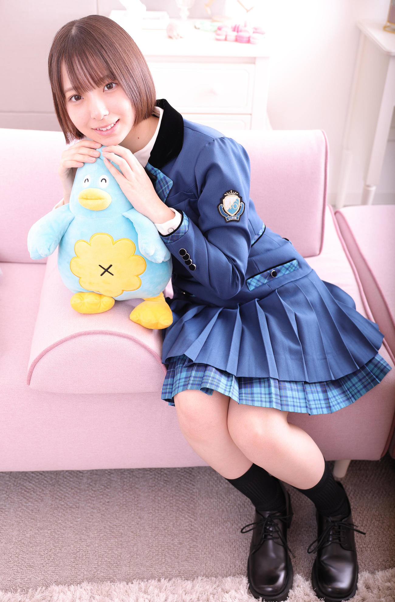 グループ最年少15歳の日向坂46渡辺莉奈（撮影・野上伸悟）