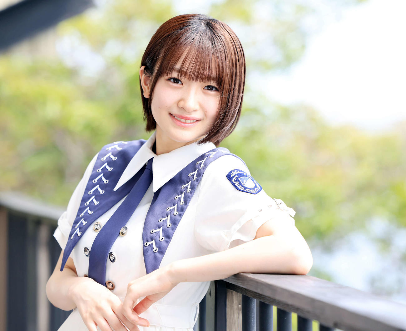 さわやかな雰囲気が漂う櫻坂46小島凪紗（撮影・浅見桂子）
