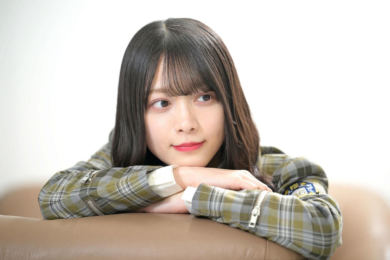 クールな印象が強い櫻坂46森田ひかるですが、実は明るいキャラにギャップ萌えされるそうです（撮影・滝沢徹郎）