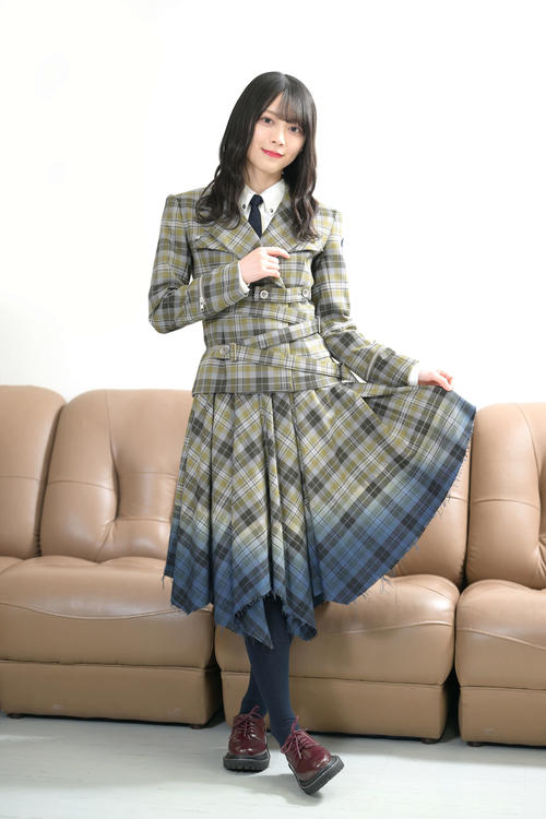 クールな印象が強いが、実は明るいキャラの櫻坂46森田ひかる（撮影・滝沢徹郎）
