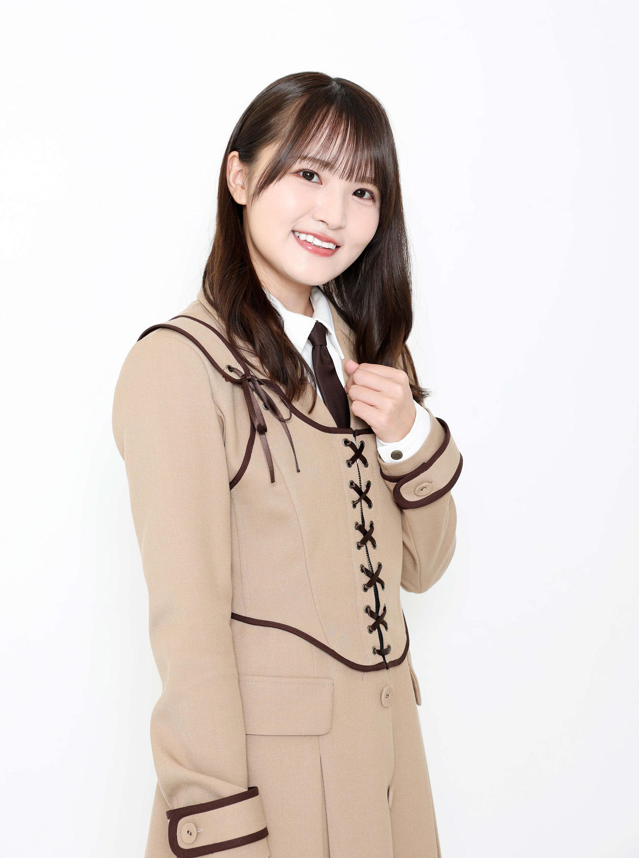卒業セレモニーを控える日向坂46高瀬愛奈（撮影・鈴木正人）