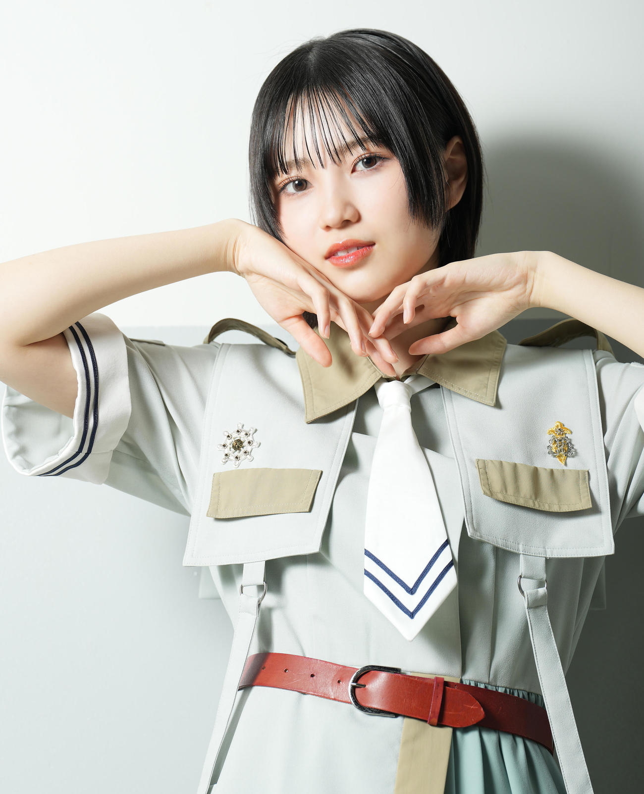 新曲「Make or Break」でセンターを務める的野美青（撮影・たえ見朱実）