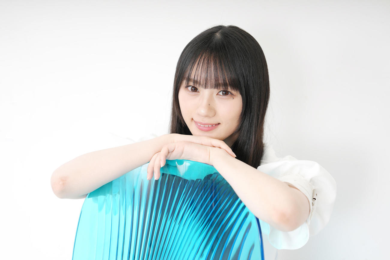 活躍の場を日々広げ続ける乃木坂46川﨑桜（撮影・足立雅史）