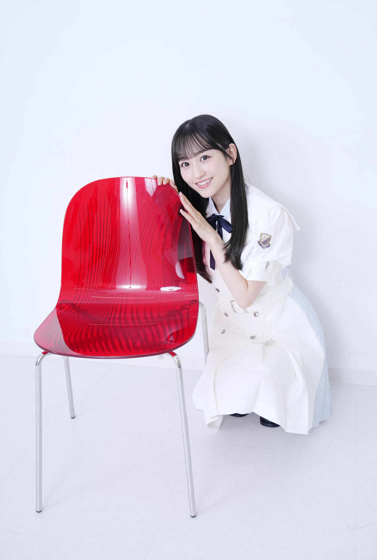 新曲でフロントメンバーを務める乃木坂46一ノ瀬美空（撮影・足立雅史）