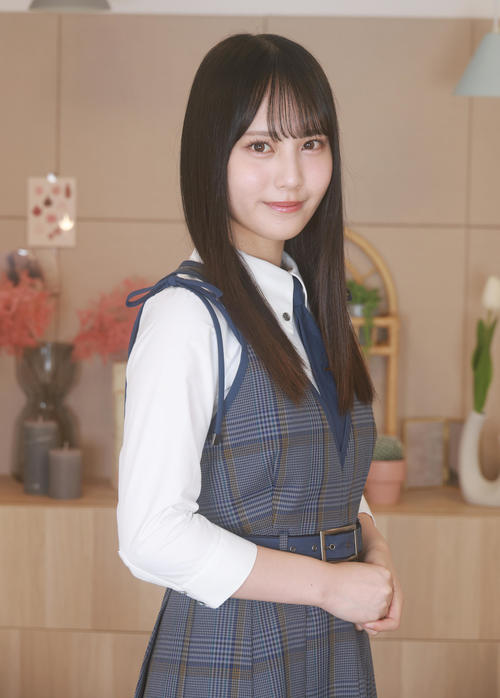 初センターへの意気込みを語る日向坂46松尾桜(撮影・中島郁夫)