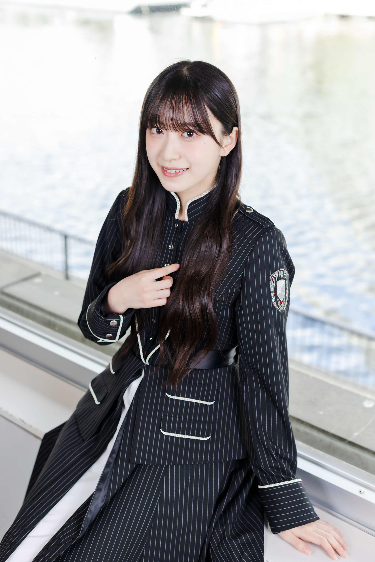13thシングル「Unhappy birthday構文」でセンターを務める櫻坂46村井優（撮影・河田真司）