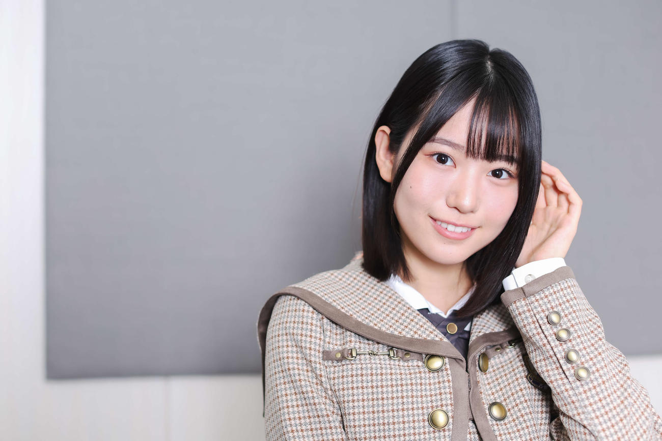 公演「新参者　二〇二五　LIVE at THEATER MILANO－Za」に向け意気込む乃木坂46増田三莉音（撮影・河田真司）