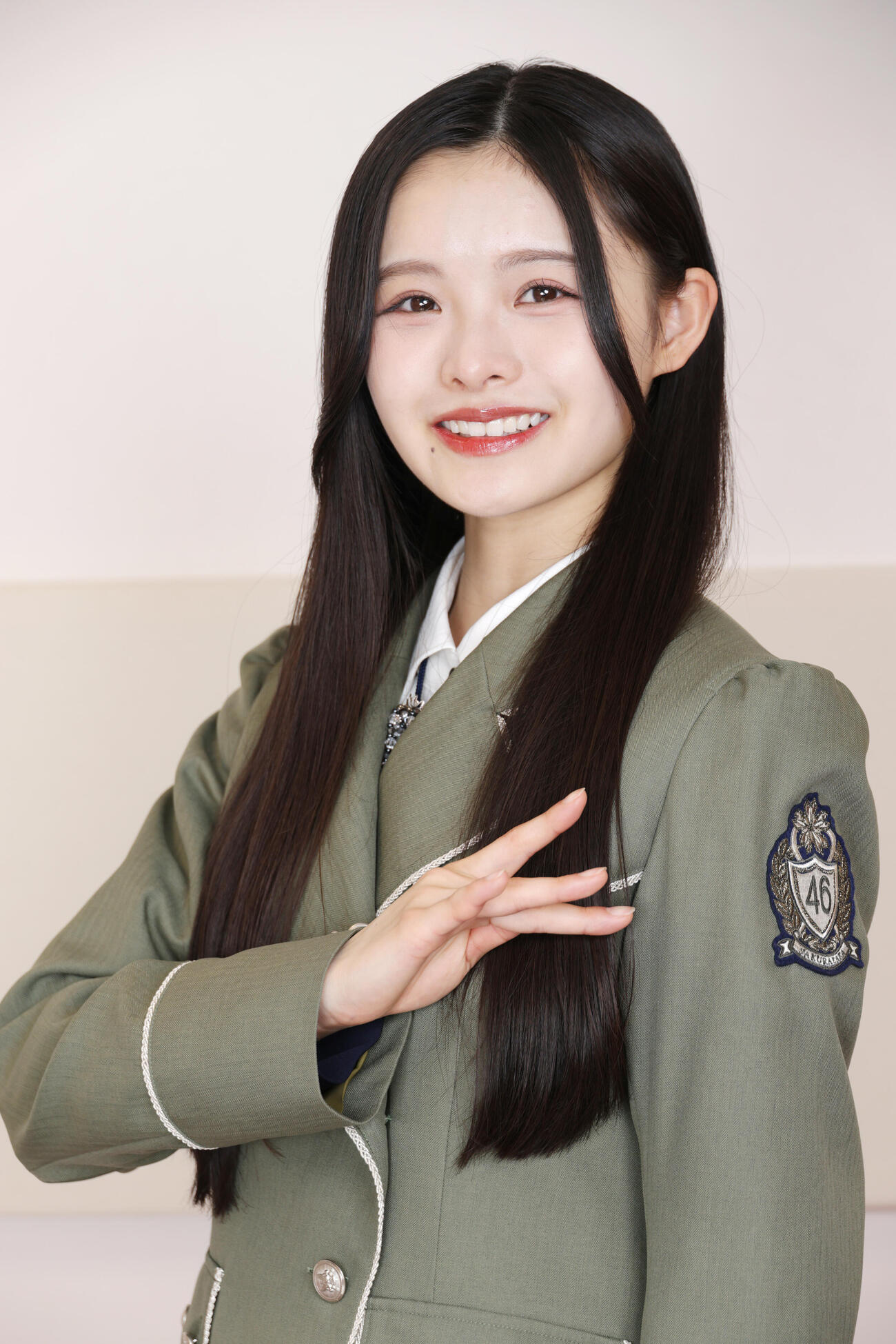 3月に春を運んできた櫻坂46浅井恋乃未（撮影・中島郁夫）