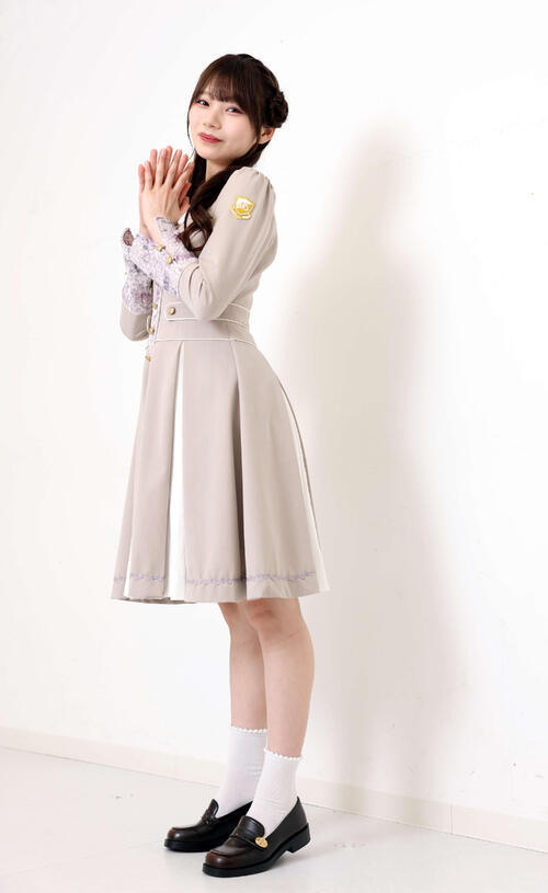 アンダーライブに向けて意気込む乃木坂46の岡本姫奈（撮影・浅見桂子）