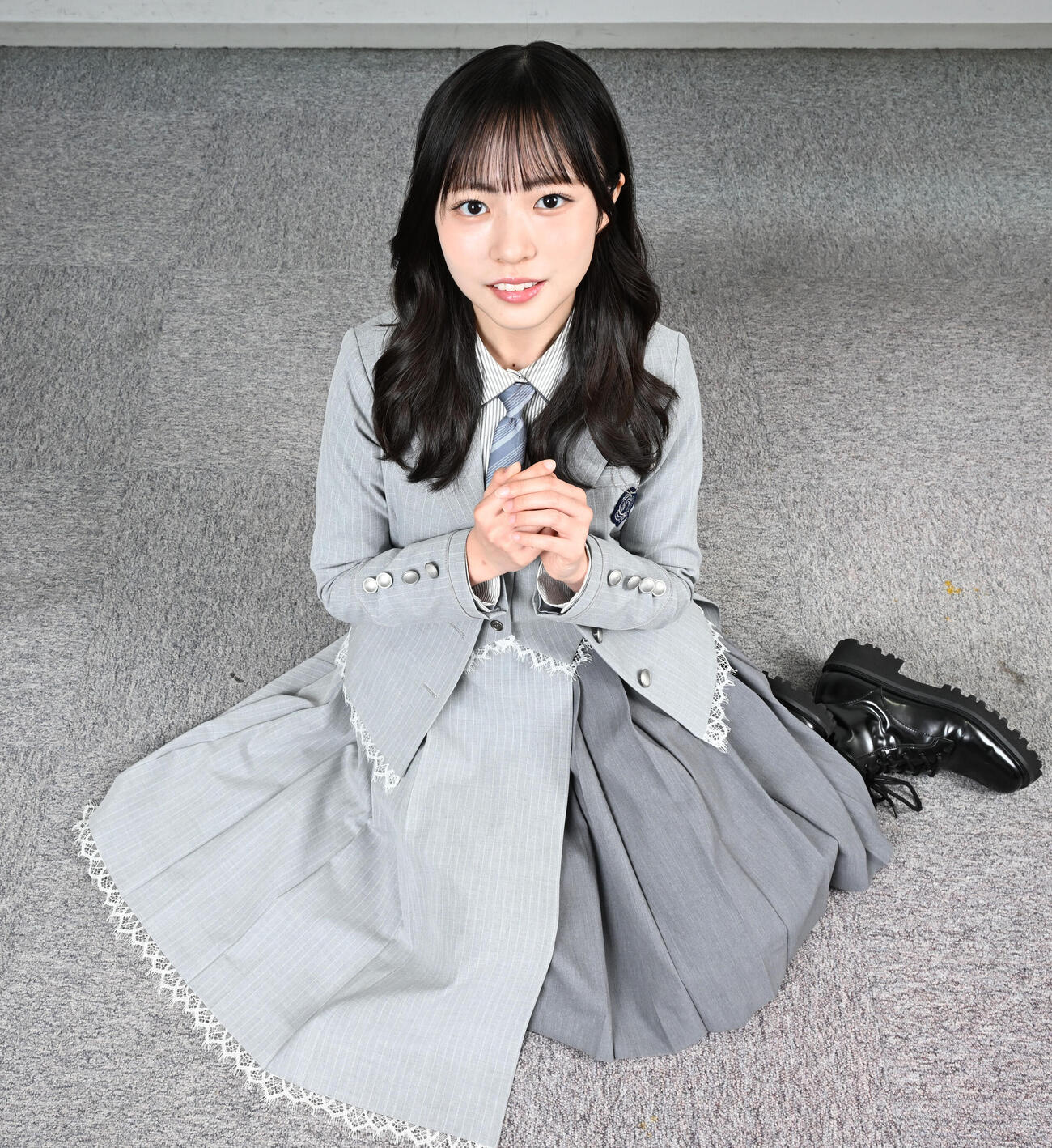 今年4月からニッポン放送の「オールナイトニッポンX」のパーソナリティーを担当している日向坂46の正源司陽子（撮影・千葉一成）