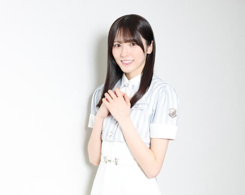 乃木坂46の42枚目シングル「是非に及ばず」で初選抜入りした大越ひなの（撮影・宮地輝）