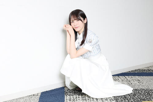 乃木坂46の42枚目シングル「是非に及ばず」で初選抜入りした大越ひなの（撮影・宮地輝）