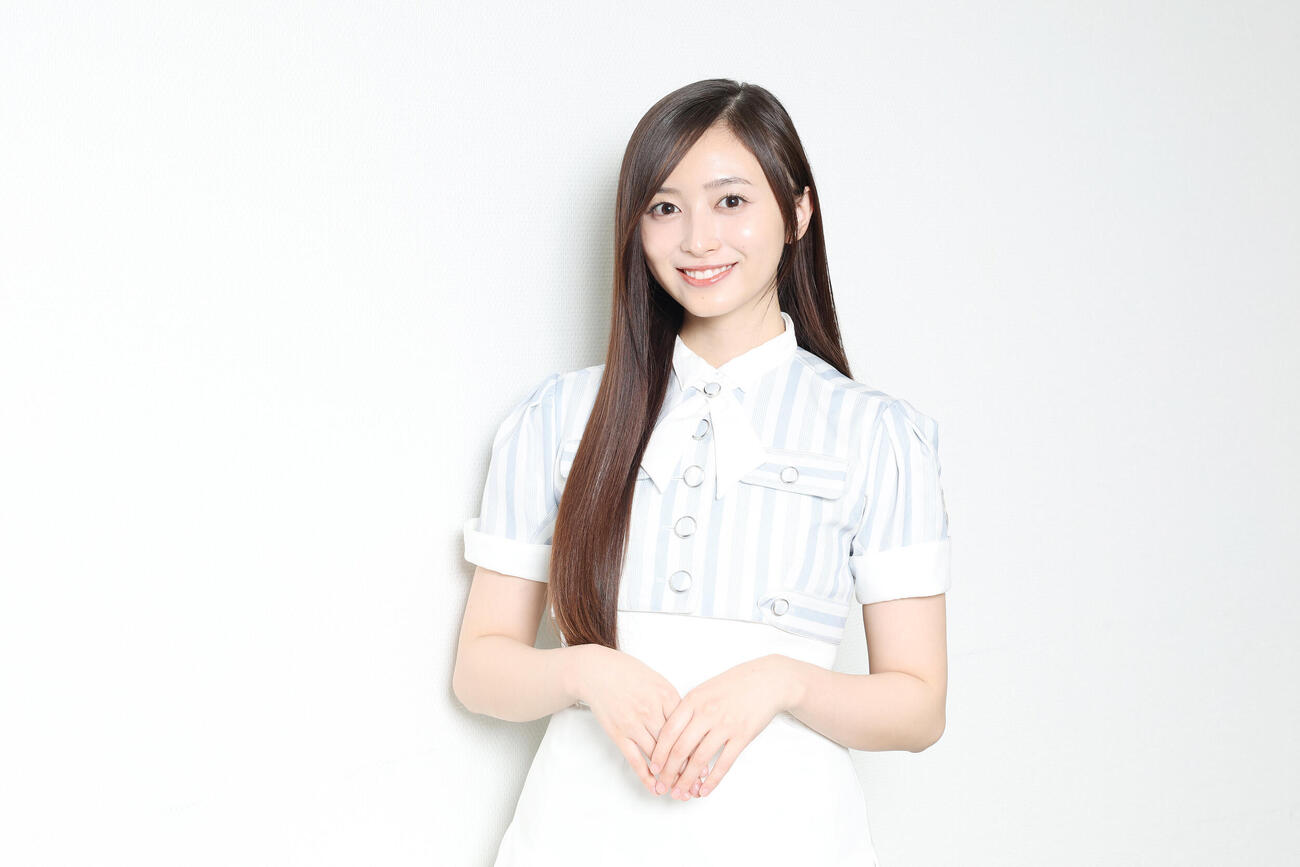 映画「トイ・ストーリー5」で新キャラクター・スナッピーの日本版声優を担当する乃木坂46の井上和（撮影・宮地輝）