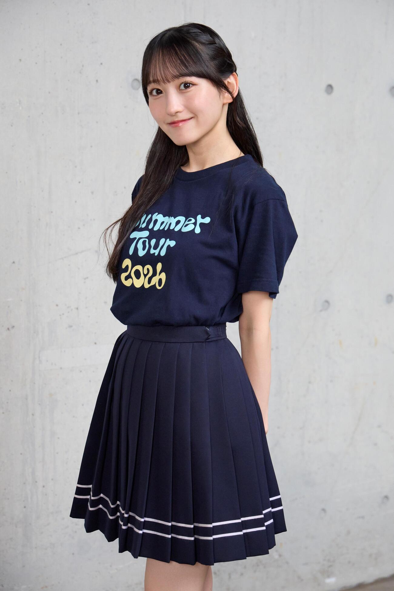 凛とした立ち姿で意思の強さを感じさせる乃木坂46一ノ瀬美空（撮影・佐久間美沙カメラマン）