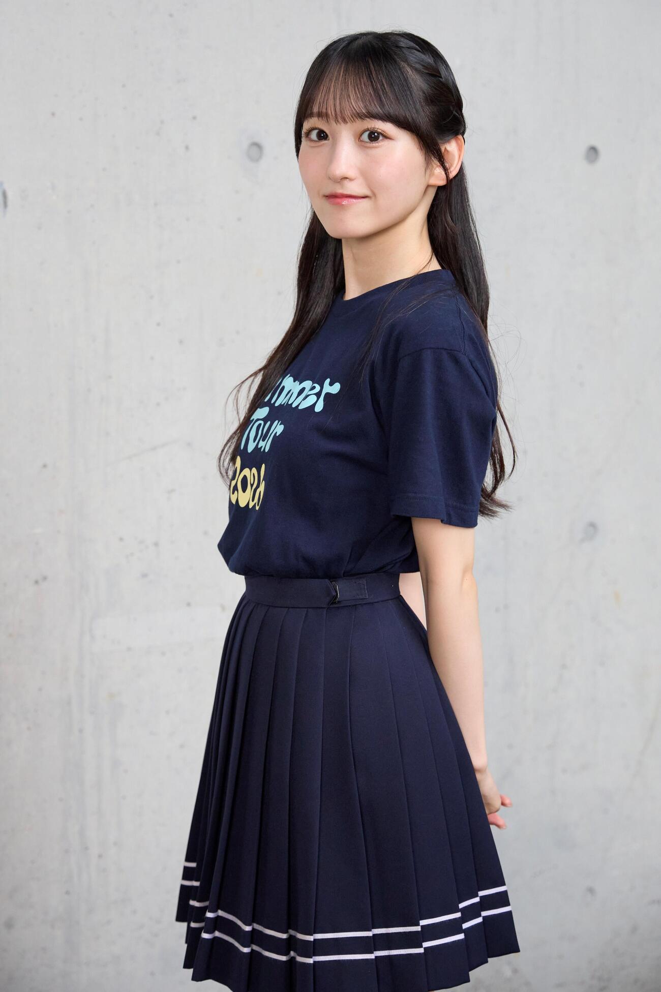 凛とした立ち姿で意思の強さを感じさせる乃木坂46一ノ瀬美空（撮影・佐久間美沙カメラマン）