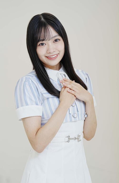 はじめての神宮球場公演を前に胸が高鳴る乃木坂46小津玲奈(撮影・小沢裕)