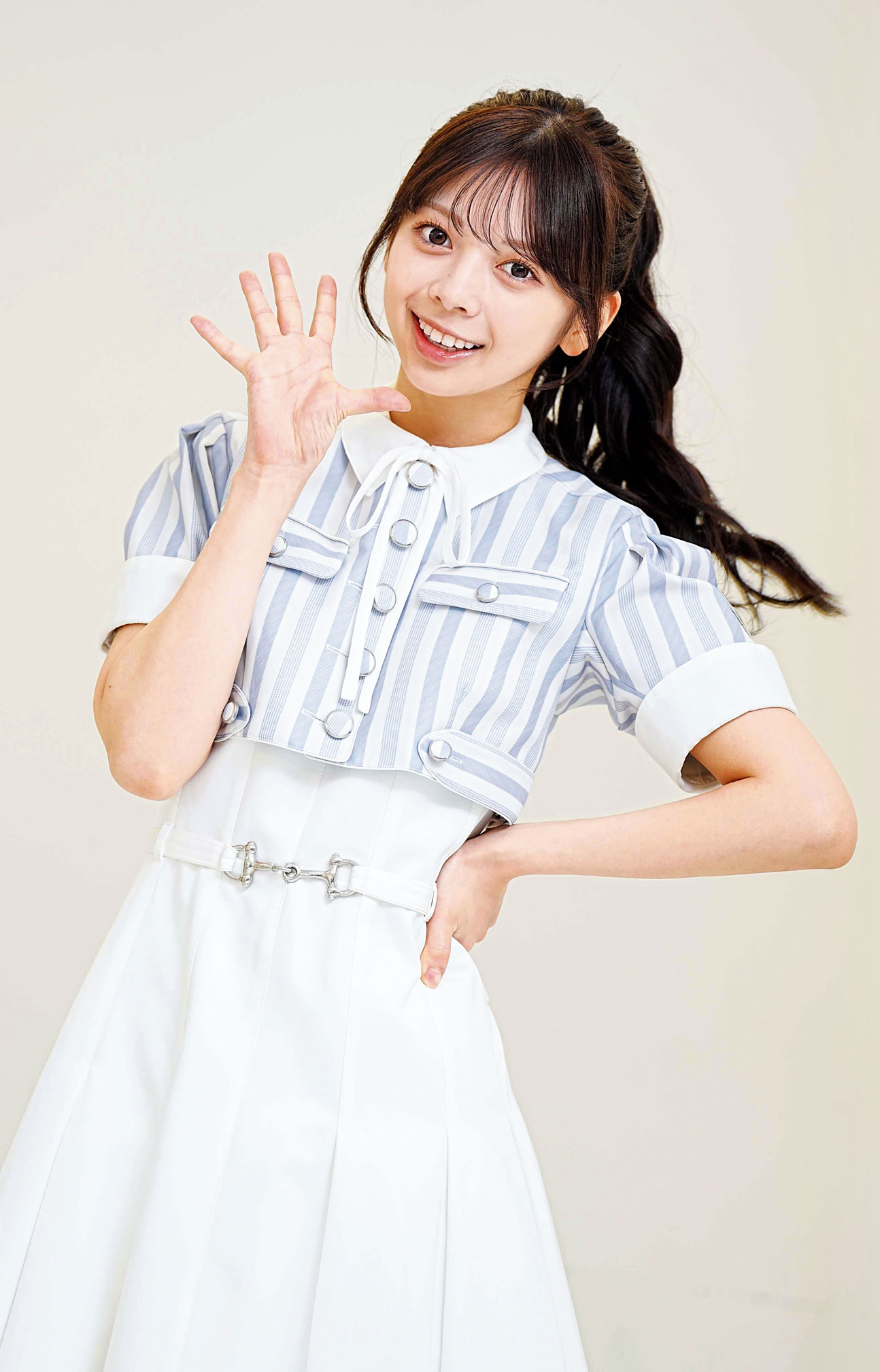 6期生楽曲「命の色」で自身初となるセンターに抜てきされた乃木坂46長嶋凛桜（撮影・小沢裕）