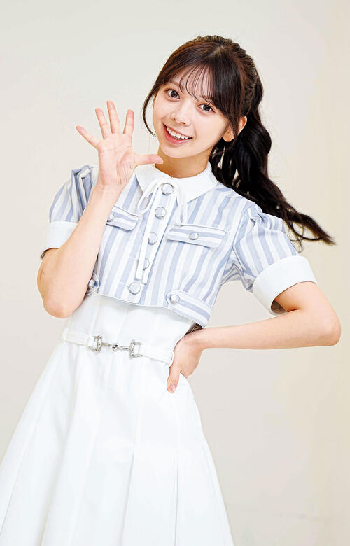 6期生楽曲「命の色」で自身初となるセンターに抜てきされた乃木坂46長嶋凛桜(撮影・小沢裕)