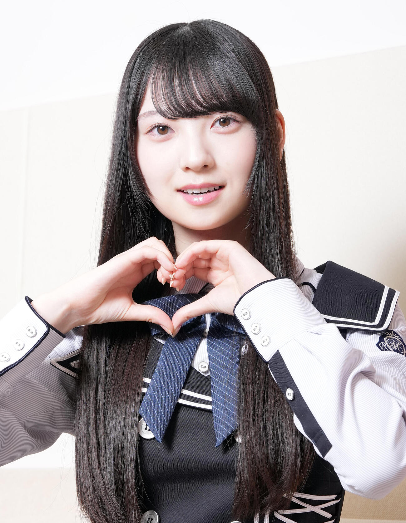初の選抜入りを果たした日向坂46の佐藤優羽（撮影・たえ見朱実）