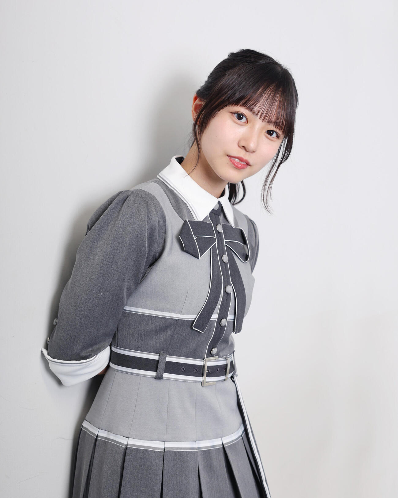 柔らかい笑顔を見せる正源司陽子（撮影・増田悦実）